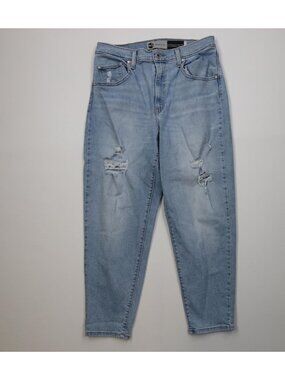 Vintage Y2K Levis SilverTab Womens 32x27 Baggy Loose Stretch Mom Jeans Blue